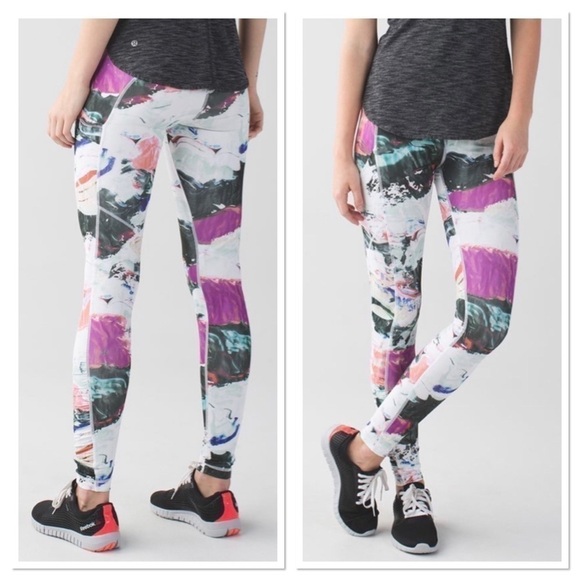 Lululemon Speed Tight III *All Full-On Luxtreme Pigment Wave Multi / Regal Plum - Picture 8 of 12